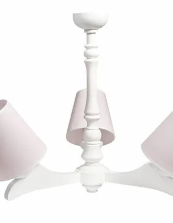 Lustre 3 bras - Collection Rose