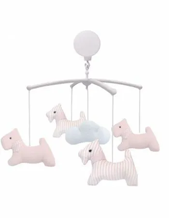 Carrousel chiens pour lit - Collection Rose